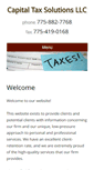 Mobile Screenshot of capitaltaxsolutions.net